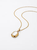 Aura Rectangle Chain Necklace