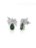 Emerald Green Teardrop Earings.