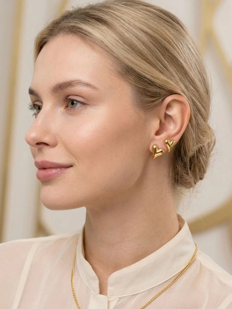 Heart Studs