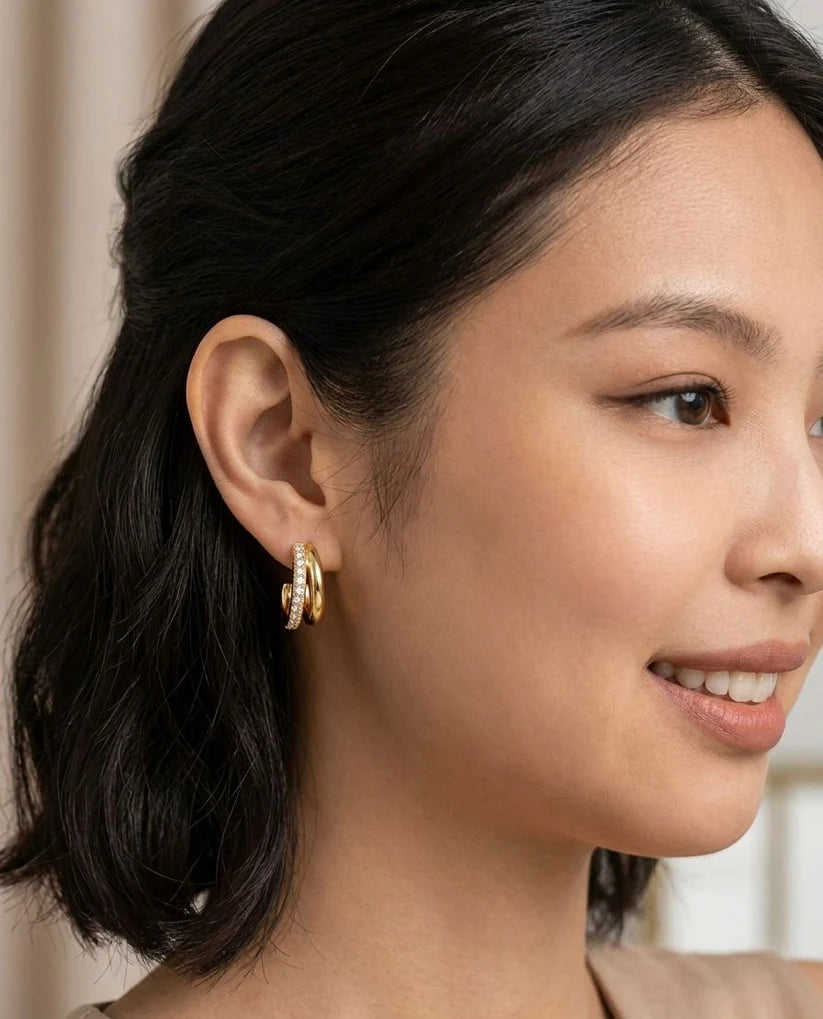 Half moon earings