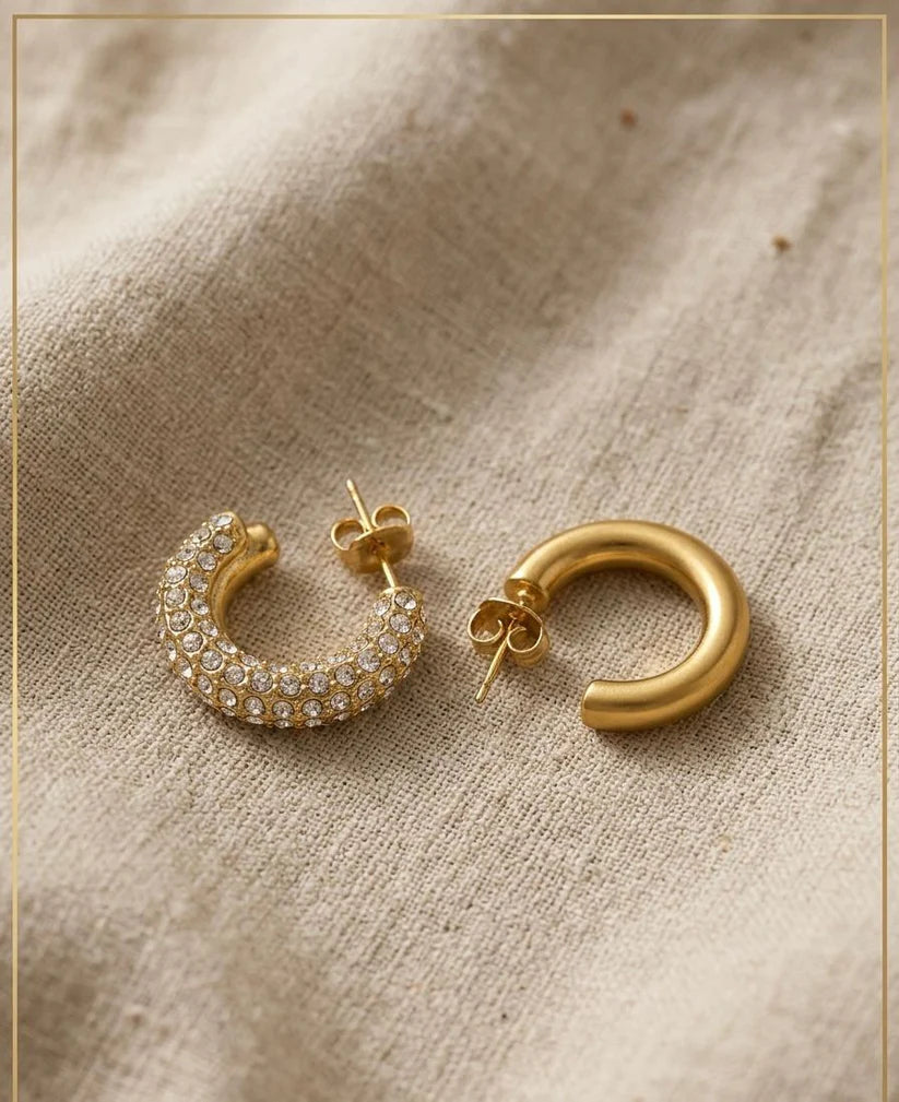 Half moon earings