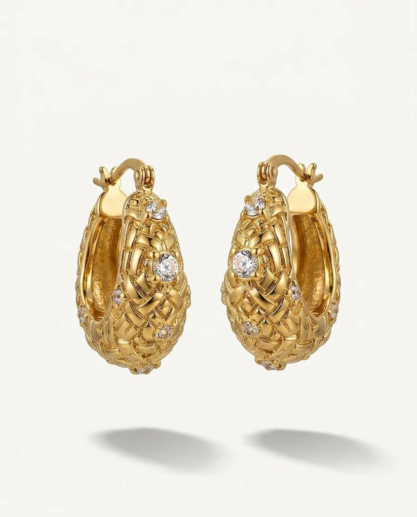 Crystal  Hoops