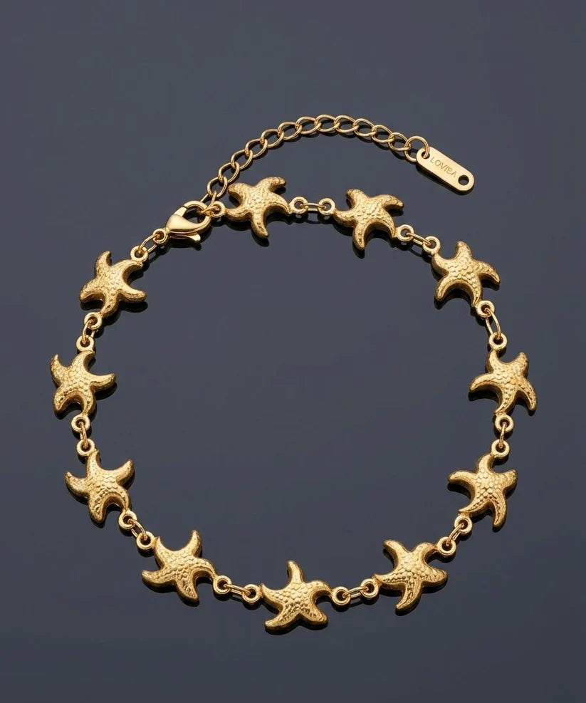 Starfish anklet