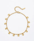 Sun-Ray Disk Anklet