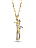 couple hug pendant.