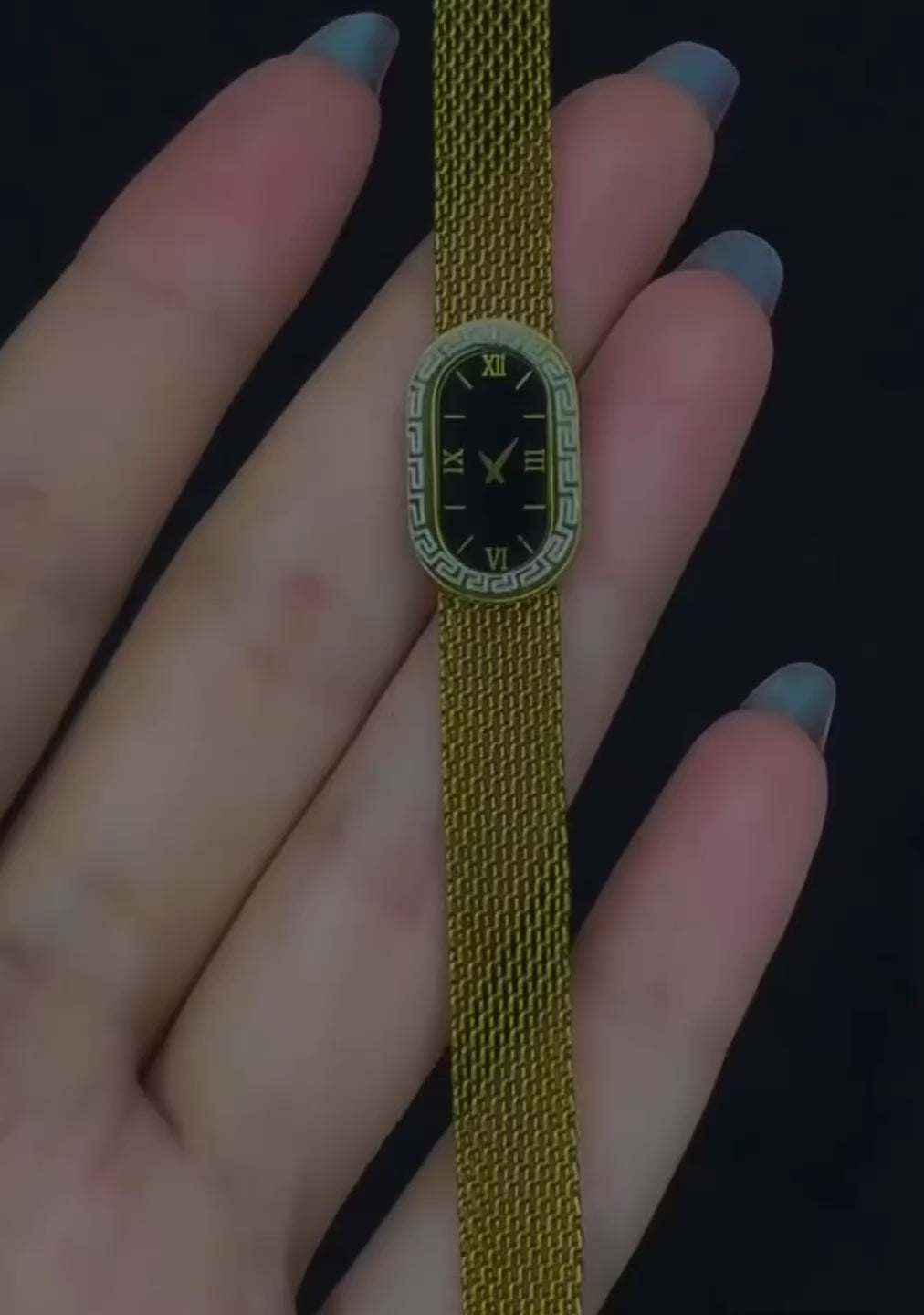 Watch style bracelet